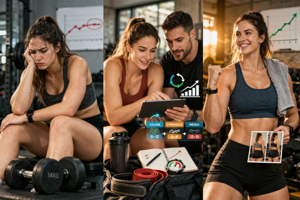 Como o Treino Adaptativo Evita o Platô de Hipertrofia