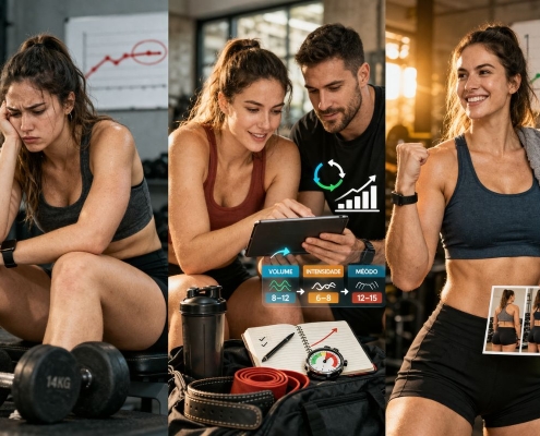Como o Treino Adaptativo Evita o Platô de Hipertrofia