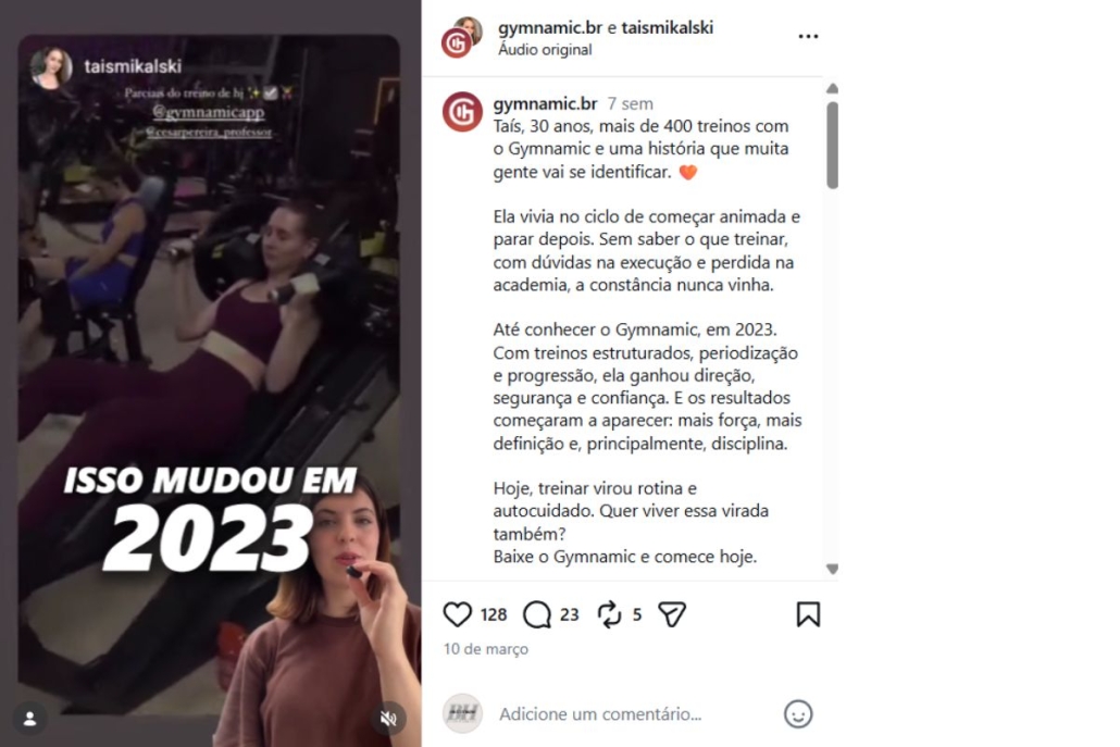 Prova Social Gymnamic