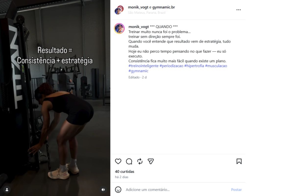 O que é treino com estratégia?